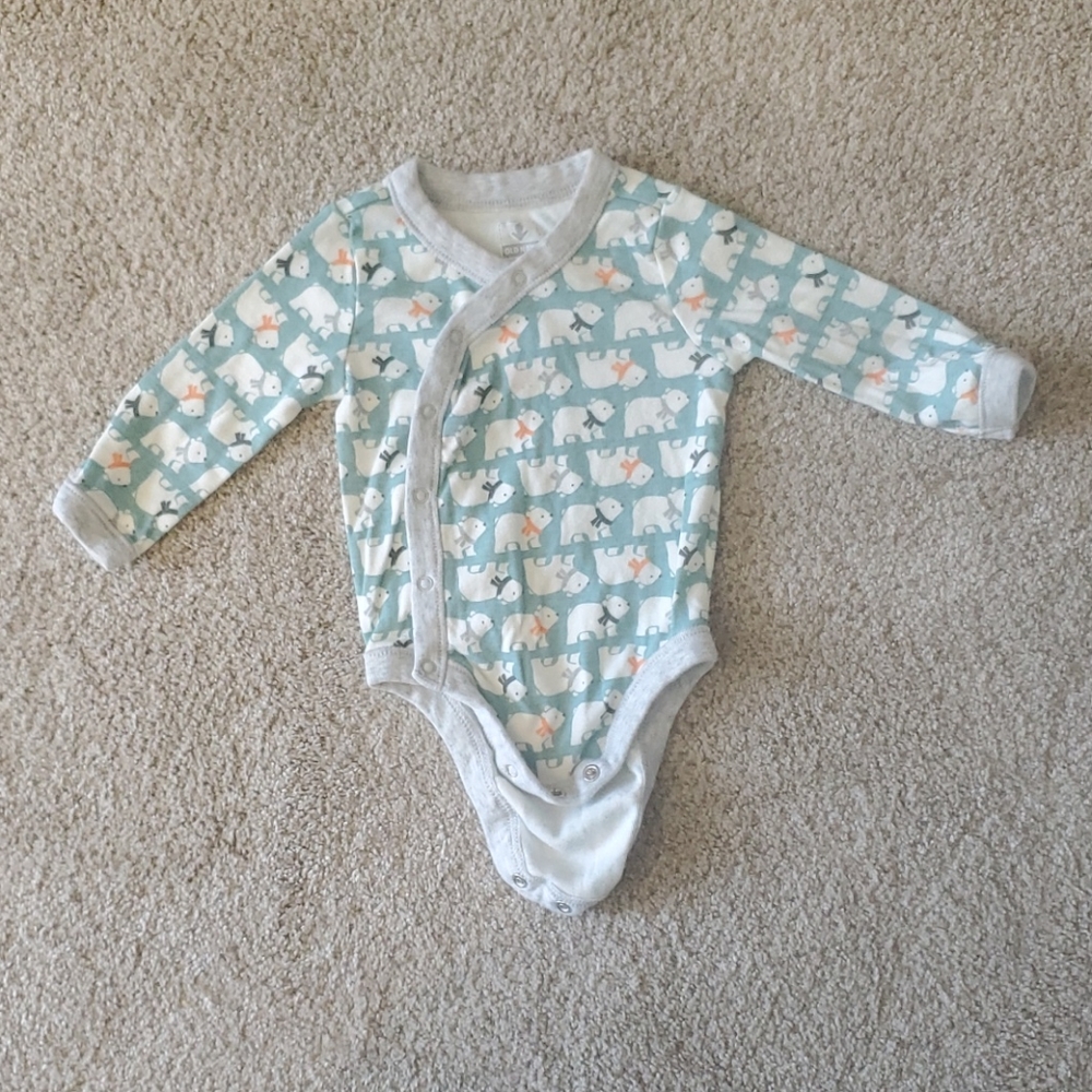 Old Navy 3-6 month long sleeve bodysuit